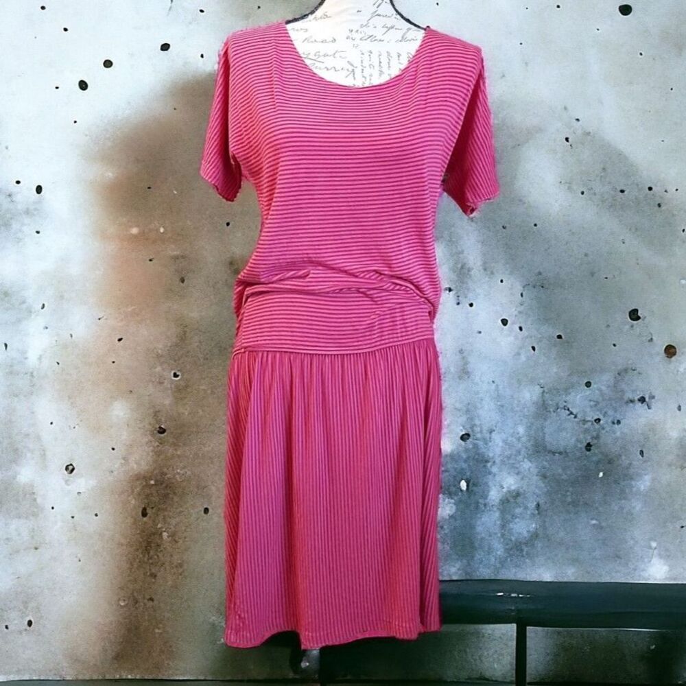 Blue Canoe, Magenta Dress Organic Cotton Blend Size Medium USA Career